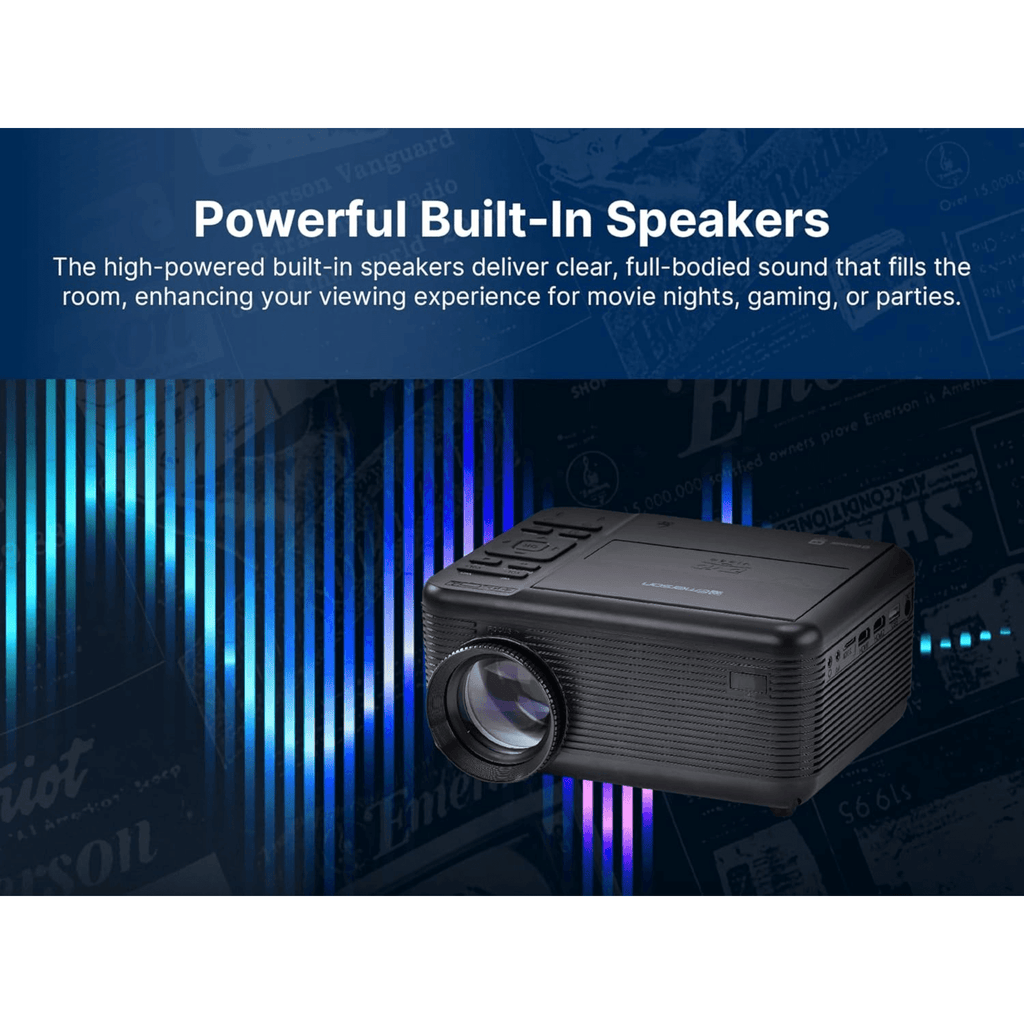 120" Home Theater LCD Projector with Built-In TV Tuner and DVD Player