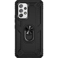 SAHARA - Black Military Kickstand Case with Belt Clip - Samsung Galaxy A53 5G
