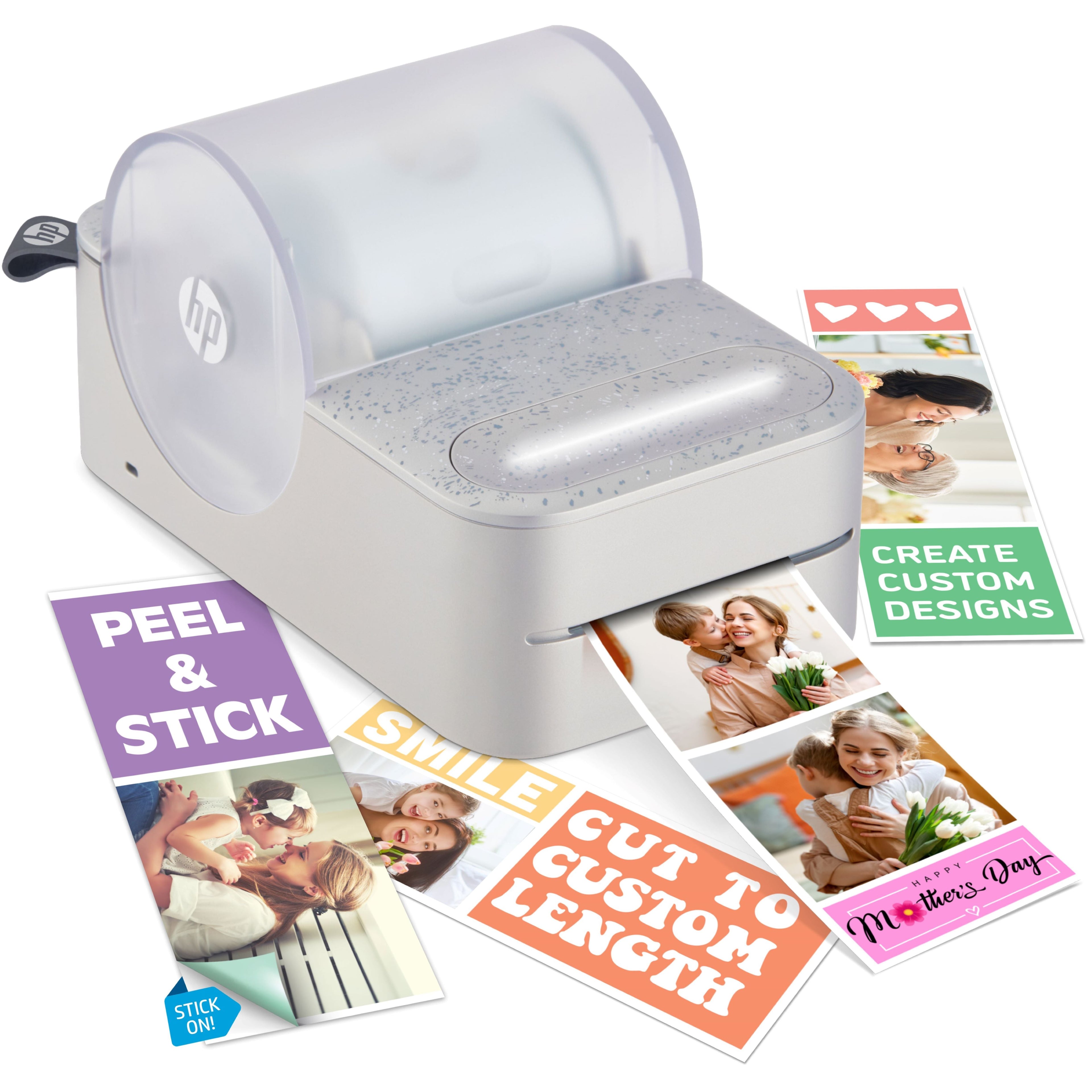 HP Sprocket Panorama Instant Label Printer & Photo Printer 2” x .5”- 9”