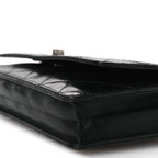Aged Calfskin Quilted Reissue Wallet On Chain WOC Black
