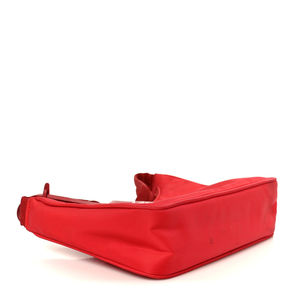 Tessuto Nylon Mini Re-Edition 2000 Bag Rosso