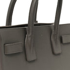 Grained Calfskin Baby Sac De Jour Fog