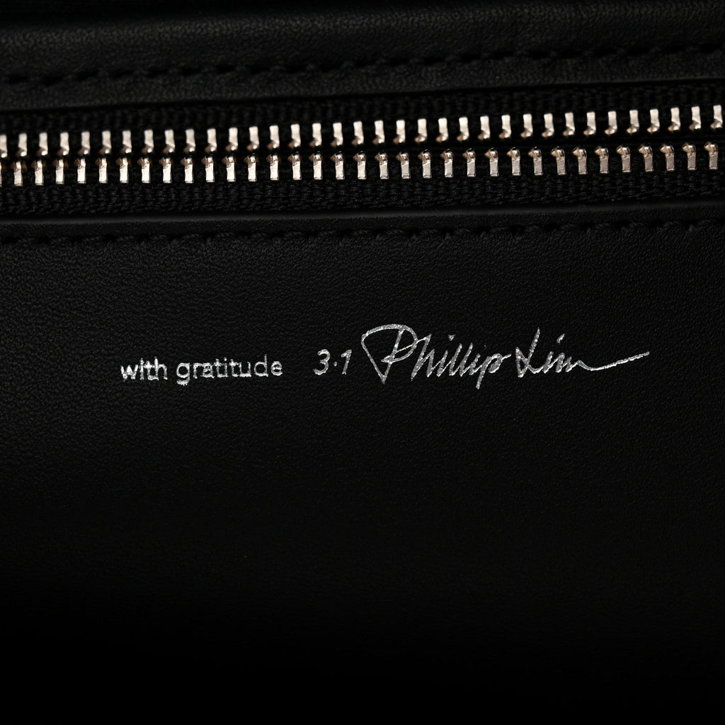 Calfskin Go Large Shoulder Bag Black