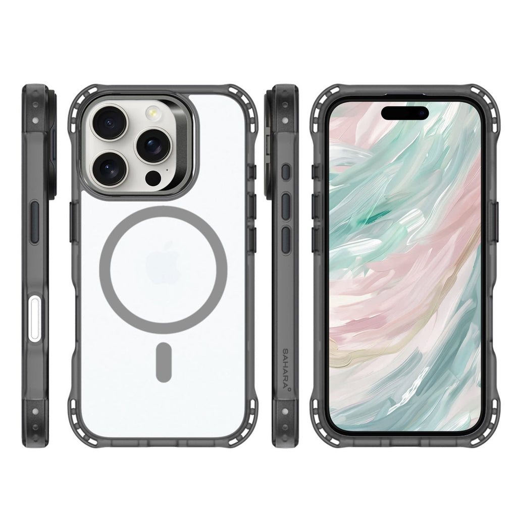SAHARA - Venture Series Clear Rebound Case with Kickstand - Apple iPhone 16 Pro