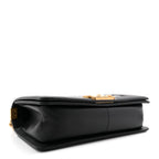 Caviar Quilted Medium Boy Flap Black