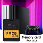 Free McBoot V1.966 Memory Card for All PS2 Consoles - Sony PS2 FMCB Game Saver (64MB)