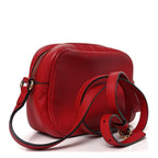 Pebbled Calfskin Small Soho Disco Bag Tabasco Red