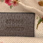 GG Supreme Monogram Web Neo Vintage Shoulder Bag Beige New Acero Crop