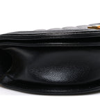 Caviar Quilted Small Boy Messenger Bag Black