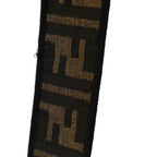 Fabric Jacquard FF 1974 Medium Baguette Tobacco Moro Black