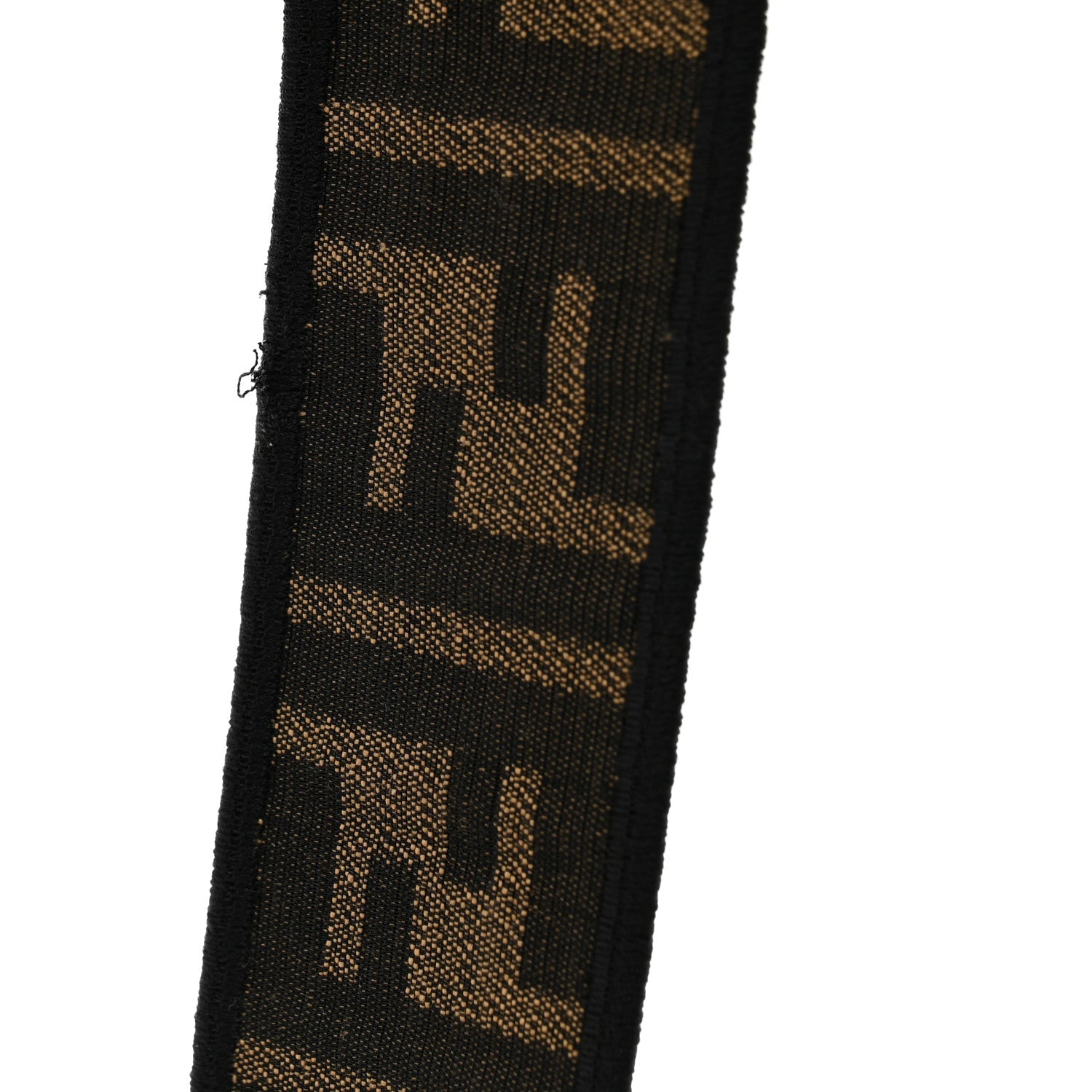 Fabric Jacquard FF 1974 Medium Baguette Tobacco Moro Black
