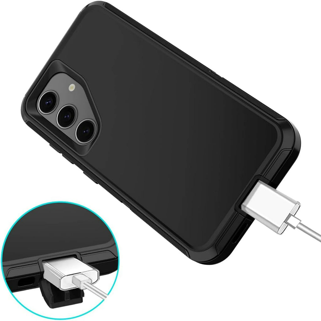 Entronix Case Compatible with Galaxy S25 Plus - Triple-Layer Heavy Duty Protection