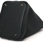 Taurillon Clemence Picotin Lock 22 MM Black
