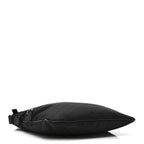 Nylon Monogram Small Flat Messenger Bag Black