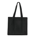 Grained Calfskin LV Aerogram Tote Black