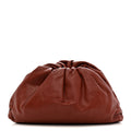 Smooth Butter Calf The Pouch Oversized Clutch Bordeaux
