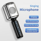 New Wireless Microphone Speaker All-in-one Family Handheld KTV Singing Mobile Phone Live Broadcast Artifact Christmas Gift For Women/Kids/Children/Men/Adults