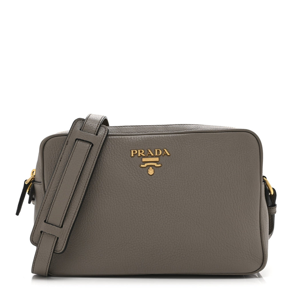 Vitello Phenix Camera Bag Argilla