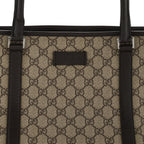 GG Plus Monogram Medium Joy Tote Dark Brown
