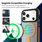 Entronix [Magnetic] Case Compatible with iPhone 17 Pro Max - Translucent Matte Back w/ Rugged Edges