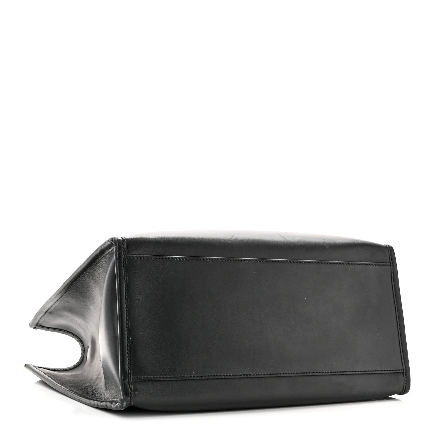 Vitello King Plexiglass Medium Fendi Sunshine Shopper Tote Black