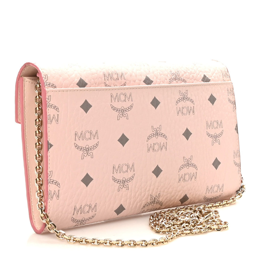 Visetos Medium Patricia Wallet On Chain Soft Pink