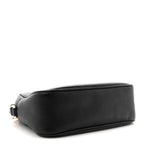 Pebbled Calfskin Small Soho Disco Bag Black