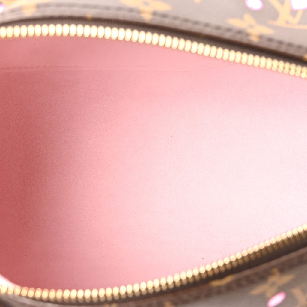 LV X TM Monogram Cherry Blossom Papillon Sakura Brown