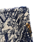 Canvas Embroidered Large Dioriviera Toile De Jouy Book Tote Blue