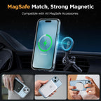 Entronix Bundle Compatible with iPhone 15 Plus - [Magnetic] Clear Case, 2 Clear Screen Protectors & 2 Camera Lens Protectors
