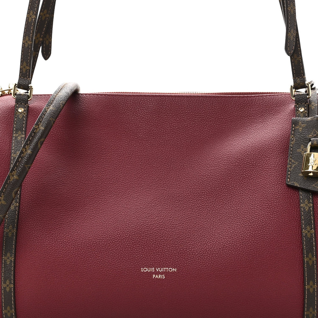 Calfskin Monogram Express MM Carmin Red