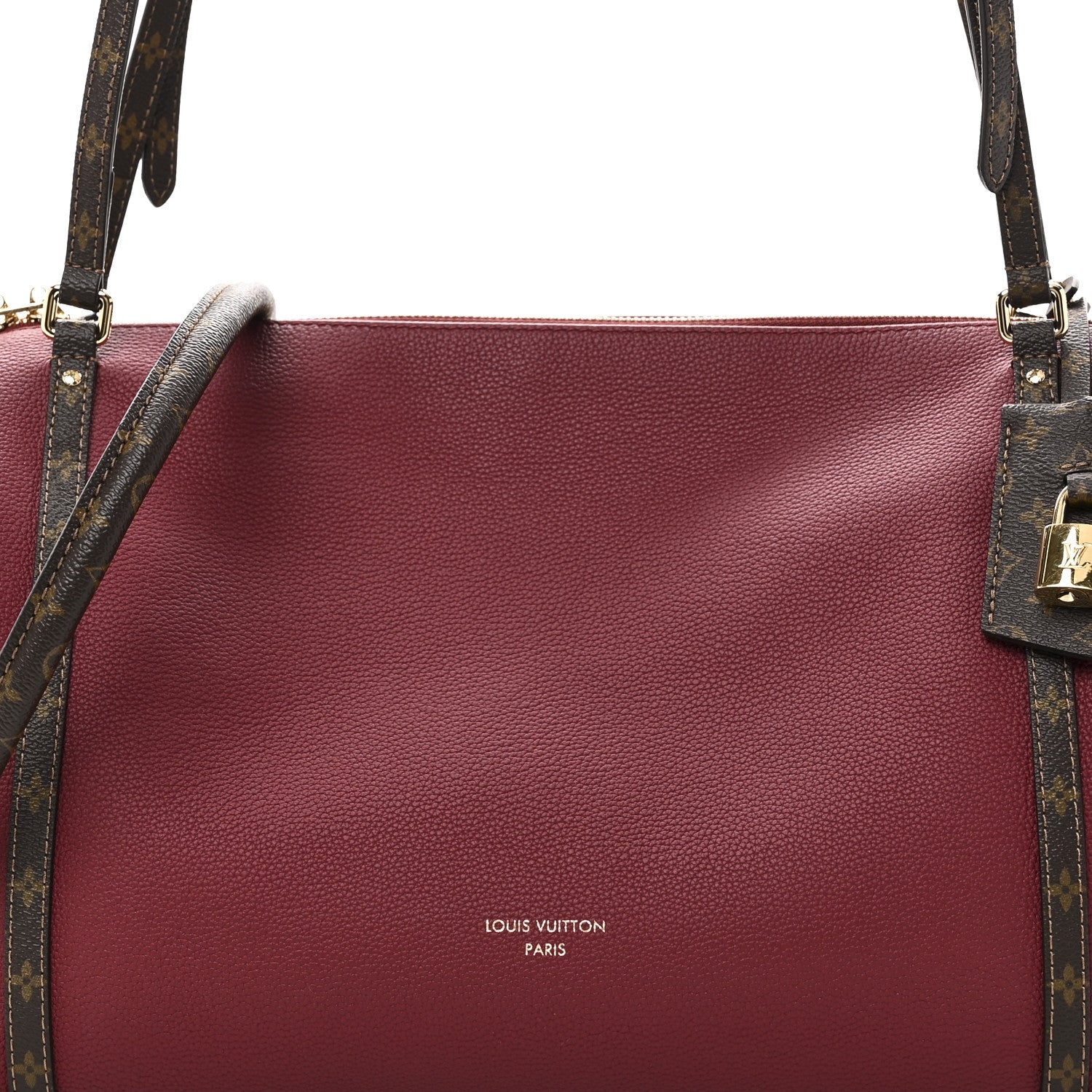 Calfskin Monogram Express MM Carmin Red