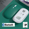 Rechargeable Wireless Bluetooth Mouse For iPad Samsung Huawei MiPad 2.4G USB Mice For Android Windows Tablet Laptop Notebook PC