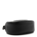 Sakai Be Green Calfskin Diagonal Stitched Mini Blondie Shoulder Bag Black