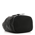 Re-Nylon Vela Drawstring Wristlet Pouch Black