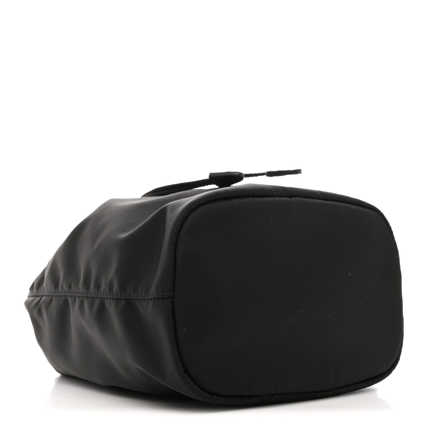 Re-Nylon Vela Drawstring Wristlet Pouch Black