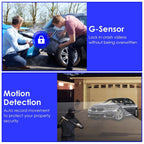 1080P FUD 3 Channel WiFi Dash Cam 170° Wide Angle Triple Car Camera With IR Night G-Sensor Motion Detection Loop Recording App Control Support 128G Max