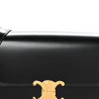 Shiny Calfskin Medium Triomphe Black