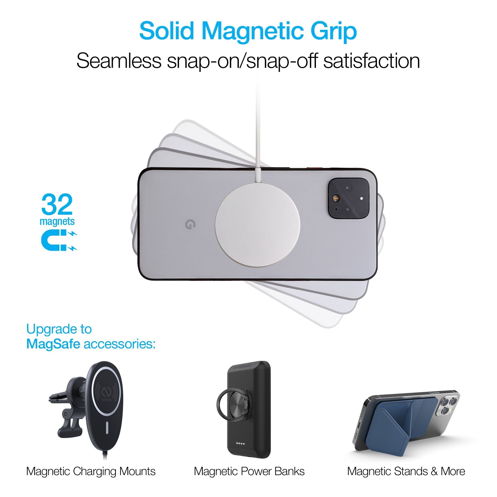 MagUP MagSafe Magnetic Ring 2-Pack