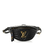 Calfskin Quilted New Wave Bumbag Black