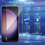 Entronix Bundle Compatible with Galaxy S25 Ultra - Soft-Touch Dual-Layer Case & 1 Clear Screen Protector