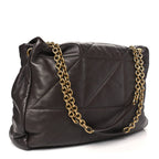 Lambskin Matelasse Monogram Large Jamie 4.3 Dark Sweet Chocolate