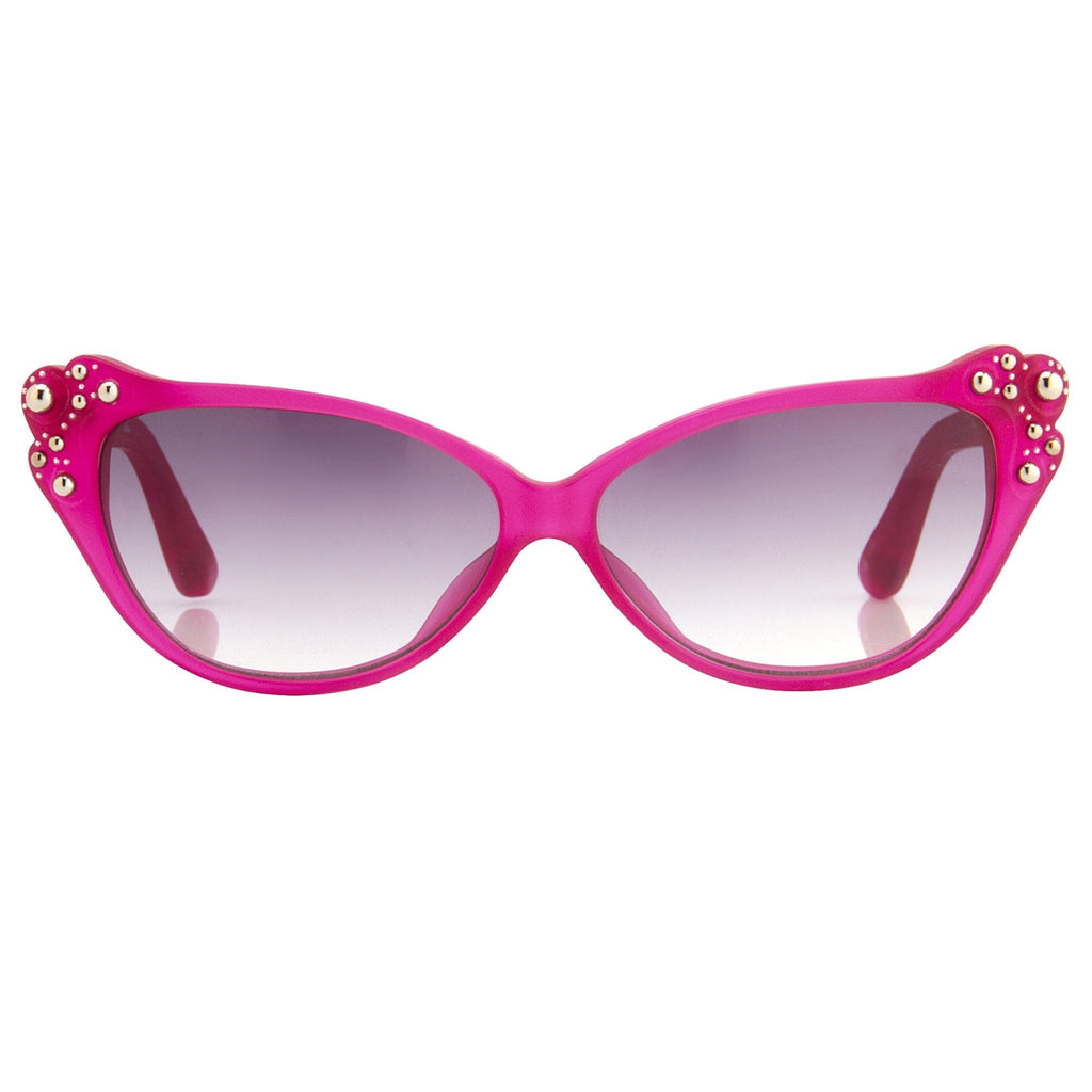 Agent Provocateur Sunglasses Cat Eye Pink with Steel and Grey