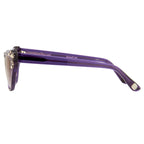 Agent Provocateur Sunglasses Cat Eye Purple and Brown