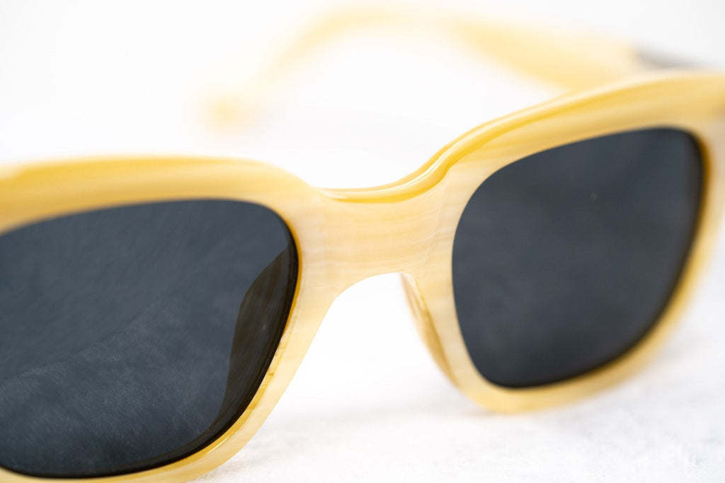 Agent Provocateur Sunglasses Square Striped Yellow and Grey