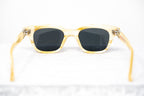 Agent Provocateur Sunglasses Square Striped Yellow and Grey
