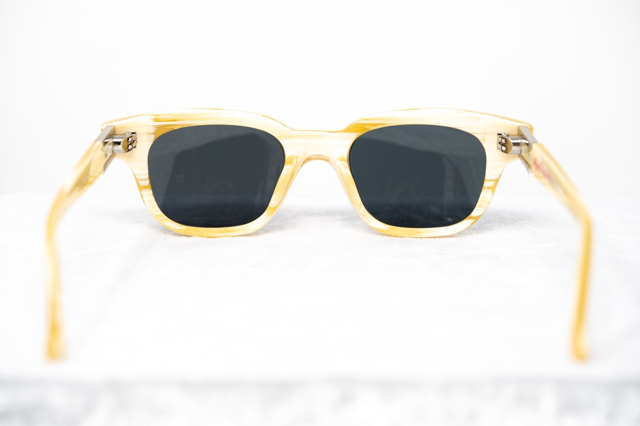 Agent Provocateur Sunglasses Square Striped Yellow and Grey