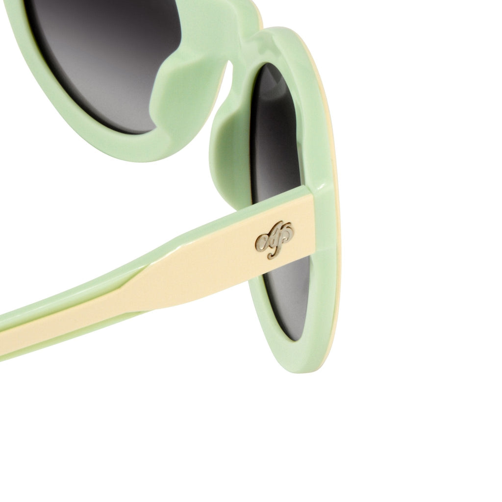 Agent Provocateur Sunglasses Round Cream/Green and Grey