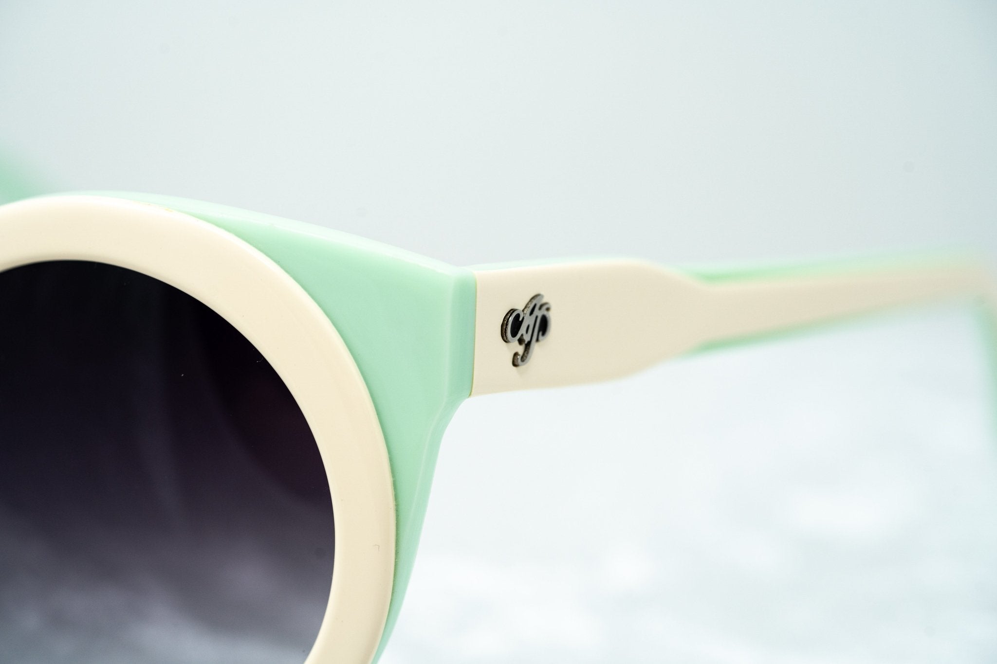 Agent Provocateur Sunglasses Round Cream/Green and Grey