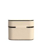 Dolce & Gabbana Leather Metal Logo Plaque Holder Airpods Case